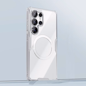Nillkin Nature TPU Pro Magnetic Ümbris with MagSafe jaoks Samsung Galaxy S25 Ultra - valge