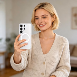 Tech-Protect MagSlim MagSafe Ümbris for Samsung Galaxy S26 Ultra - Clear Matt