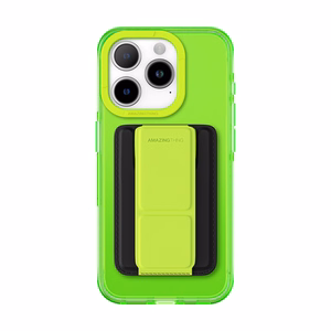 Amazing Thing Titan Pro Neon Mag Wallet Ümbris 10FT IP156.1PTWGN jaoks Iphone 15 Pro roheline with alus