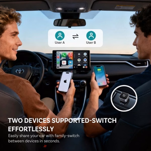Juhtmevaba CarPlay/Android Auto adapter Ottocast Mini Cube must