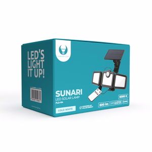 Forever Light Solar LED Lamp SUNARI FLS-04 108*SMD PIR 10W 800lm 6000K 2400mAh Li-Ion Forever Light