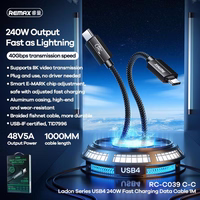 KAABEL REMAX LADON SERIES 240W RC-C039 USB 4.0 USB-C/USB-C 1M must