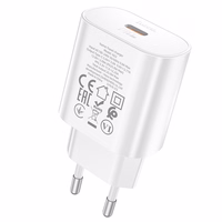 Laadija Hoco N22 25W USB-C valge