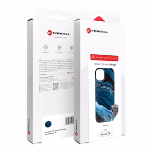 Ümbris jaoks iPhone 15 PRO Forcell F-Protect Mirage compatible with Magsafe Military Drop-Test deep sea