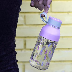 Quokka Ice Kids with Strap Ecozen veepudel, 430 ml, Feathers