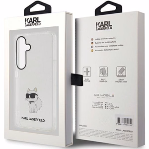 KARL LAGERFELD ümbris jaoks SAMSUNG S24 KLHCS24SHNCHTCT (IML NFT CHOUPETTE) läbipaistev