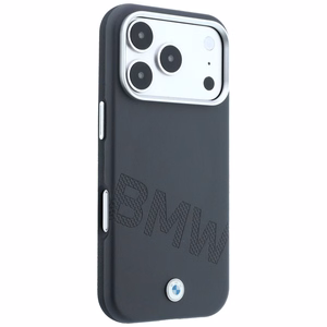 BMW ümbris mudelile IPHONE 18 Pro/17 Pro ühildub MagSafe'iga (Sign Inclined Deboss Letters) (värv: hall)
