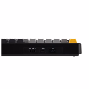 F108 Gray+Orange+Deep Gray Gasket klaviatuur Volcano RGB lülititega – AULA
