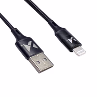 Wozinsky Kaabel USB - Lightning 2,4A 1m must (WUC-L1B)