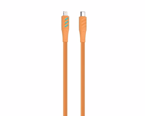 Havit CB6255 - USB laadimiskaabel Type C Lightning, 1 m (oranž)