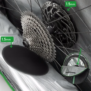 Rockbros D40 transport cover for ø74cm wheel - black