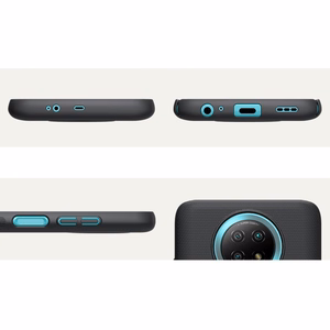 Nillkin Super Frosted Shield tugevdatud kate Xiaomi Redmi Note 9T 5G musta värvi jaoks