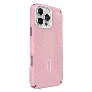 Speck Presidio2 Grip ClickLock & MagSafe ümbris seadmele iPhone 16 Pro Max, Wednesday Pink / Boysenberry Purple / valge