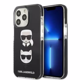 Karl Lagerfeld Karl&Choupette Head Ümbris jaoks iPhone 13 Pro Max - must