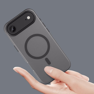 Magnetic Abrasive iPhone 17 Air Ümbris Compatible with MagSafe - Matt Must