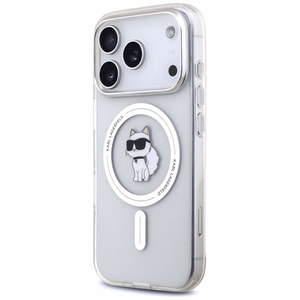 Karl Lagerfeld IML Choupette MagSafe Ümbris jaoks iPhone 17 Pro Max - Läbipaistev