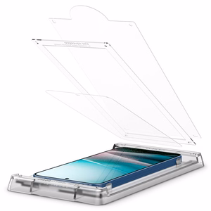 Spigen ELITE SHIELD EZ FIT Hübriidklaas jaoks Samsung Galaxy S25 - läbipaistev