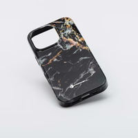 Ümbris jaoks iPhone 16 Forcell F-Protect Mirage compatible with Magsafe Military Drop-Test must marble