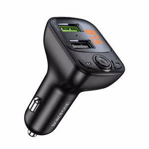 Borofone BC41 Bluetooth MP3 mängija / FM modulaator (hands free, microSD, QC3.0 USB-A, USB-A 5V/1A)