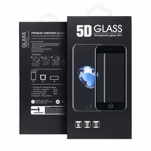 5D Full Glue Karastatud klaas - jaoks Samsung Galaxy A36 5G must