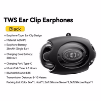 Bluetooth vabakäeseade Essager "E88" must (Bluetooth 5.3)