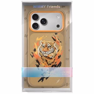 Nimmy Tiger MagSafe ümbris jaoks iPhone 17 Pro - light brown