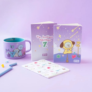 BT21 CHIMMY A6 märkmike komplekt, 3 tk