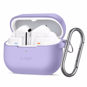 Tech-Protect Silicone Hook Ümbris jaoks Samsung Galaxy Buds 3 / 3 FE / 3 Pro - Purple