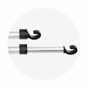 Car hoidja jaoks two headrests (tablets 7"-11") hõbedane