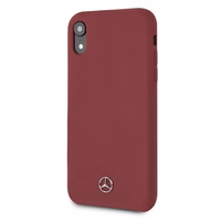 Mercedes Silicone Line iPhone Xr ümbris - punane