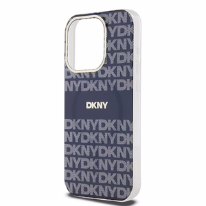 DKNY IML Mono & Stripe MagSafe ümbris jaoks iPhone 15 Pro - sinine