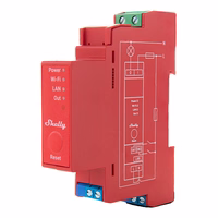 Shelly Pro 1PM DIN Rail Lüliti koos Power measurement, 1 channel, WiFi/LAN