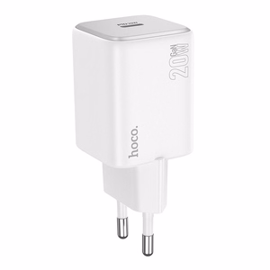 Phone Laadija Hoco USB C QC PD 20W N40 valge