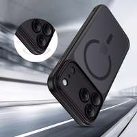 Tech-Protect Magpeak Magsafe CC Ümbris jaoks iPhone 17 Pro Max - Matte must