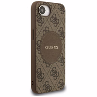 Guess 4G Circle Classic Logo MagSafe ümbris jaoks iPhone 16e - brown