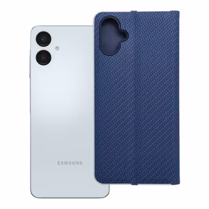 Флип-чехол для Samsung A06 Luna Book Carbon синий