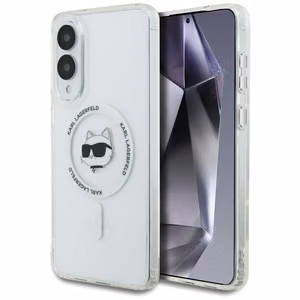 Karl Lagerfeld Choupette MagSafe ümbris Samsung Galaxy S25 Edge, valge