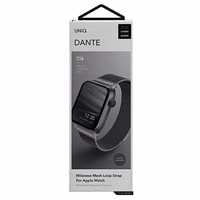 Uniq Dante Stainless Steel rihm Apple Watch 1/2/3/4/5/6/7/8/SE/SE2 42/44/45mm - grafiit