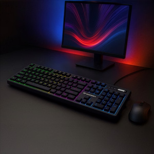 Wozinsky WKG-200 RGB Membrane Gaming Keyboard with Scroll Wheel - Must