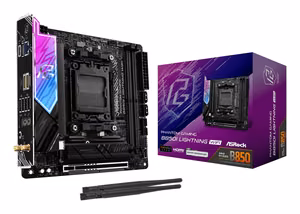 Asrock Phantom Gaming B850I Lightning WiFi emaplaat AMD B850 Socket AM5 mini ITX