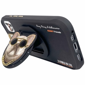 NIMMY ümbris GLASSES COOL DOG compatible with MagSafe jaoks IPHONE 16 Pro Max must