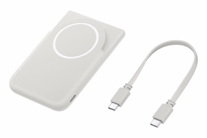 Samsung EB-U2500XJEGWW 25W Qi2 5000mAh välisaku koos USB-C kaabliga, ühilduv MagSafe-ga, hall