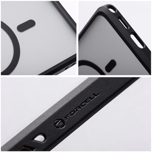 Ümbris Samsung S26 ULTRA Forcell F-Protect Smoke Hybrid Premium ühildub MagSafe-ga must