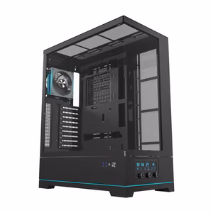 Darkflash DY451L PRO computer ümbris (must) + 1 fan