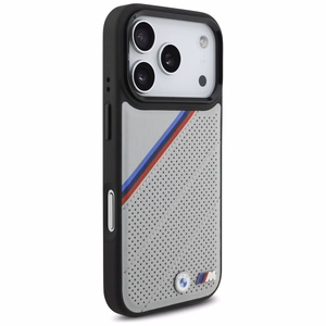 BMW M Tricolor Metal Logo MagSafe Ümbris jaoks iPhone 17 Pro - Hall