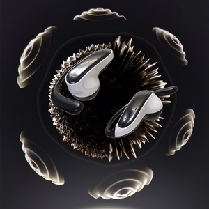 Наушники Dudao U17Z Bluetooth 5.3 OWS с заушными крючками, чёрные