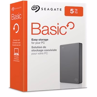 Seagate Basic väline kõvaketas 5 TB 2.5" USB 3.2 Gen 1 hõbedane