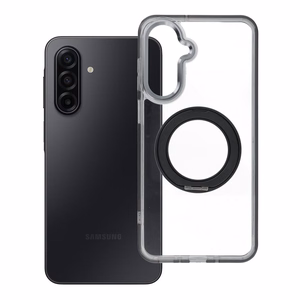 Case for Samsung A17 / A18 Frame Circle Stand compatible with MagSafe black