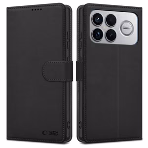 Tech-Protect rahakotikott Xiaomi Poco F8 Ultra jaoks - must