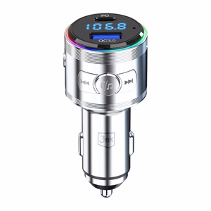 3mk Hyper auto FM-saatja koos laadimisega, 48 W, QC/PD/PPS, USB 1C1A, hõbedane